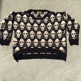 Katsumi Tops  Katsumi Skull Sweater at Poshmark