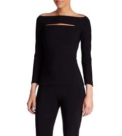 Katy Slit-Front Top by Chiara Boni La Petite Robe at Saks Fifth Avenue