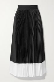 Katz Sunburst Pleat Midi Skirt by Alice Olivia  at Net A Porter