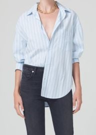 Kayla Shirt in Marino Stripe Citizens of Humanity at Citizens of Humanity