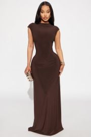 Kaylah Mock Neck Cap Sleeve Maxi Dress | Fashion Nova at Fashion Nova