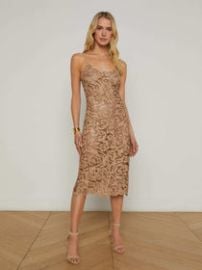 Kazuko Vegan Leather Dress in Black L39AGENCE at L'Agence