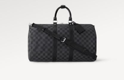 Keepall Bandoulire 45 Damier Graphite Canvas - Men - Travel LOUIS VUITTON at Louis Vuitton