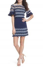 Keepsake the Label No Promises Fringe Panel Minidress at Nordstrom