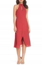 Keepsake the Label Skylines Halter Midi Dress at Nordstrom