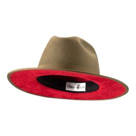 Keith James Queen Olive Green Hat at Keith James