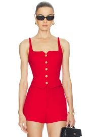 Kelcey Button Front Top at Revolve