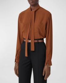 Kelli Blouse by Burberry at Neiman Marcus