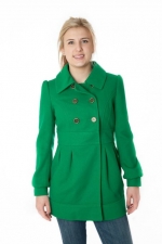 Kelly green trench coat by Tulle at Amazon