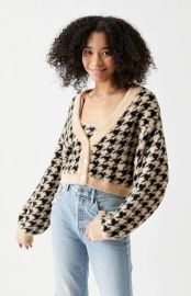 Kendall amp Kylie Fuzzy Cardigan  PacSun at PacSun