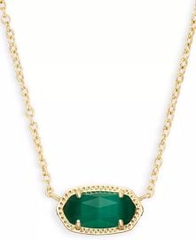 Kendra Scott 14K Gold Plated Elisa Pendant Necklace - Macys at Macys