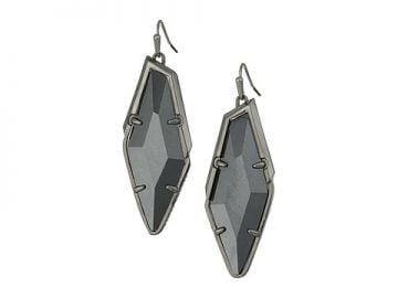 Kendra Scott Bexley Earrings Hematite Gray Hematite at Zappos