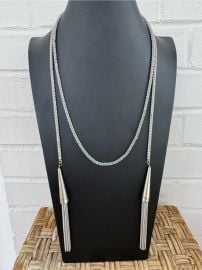 Kendra Scott Jewelry Kendra Scott Silver Pharah Lariat Necklace Poshmark at Poshmark