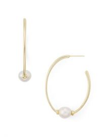 Wornontv Hoda S Pearl Double Hoop Earrings On Today Hoda Kotb Clothes And Wardrobe From Tv