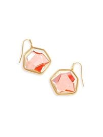 Kendra Scott Vanessa Rose Gold Small Drop Earrings at Saks Off 5th