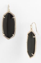 Kendra Scott and39Elleand39 Drop Earrings in black at Nordstrom