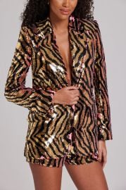 Kendra Tiger Blazer at Nadine Merabi