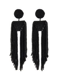 Kenneth Jay Lane Bead Waterfall Clip Earrings at Lane Crawford