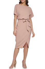 Kensie Tie Front Blouson Dress at Nordstrom Rack