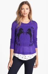 Kensie horse sweater at Nordstrom