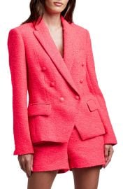 Kenzie Double Breasted Tweed Blazer by L\'Agence at Nordstrom