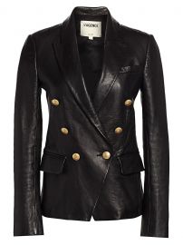 Kenzie Leather Blazer at Saks Fifth Avenue