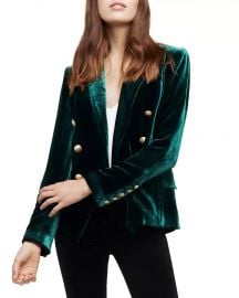 Kenzie Velvet Blazer at Bloomingdales