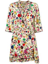 Kenzo   39 Tanami Flower  39  Wrap Dress at Farfetch