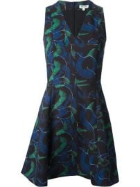 Kenzo Abstract Print Skater Dress - at Farfetch