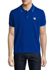 Kenzo Classic Contrast-Tip Polo Shirt   Neiman Marcus at Neiman Marcus