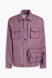 Kenzo Cotton and Linen Blend Canvas Jacket at The Outnet