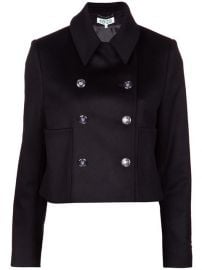 Kenzo Cropped Peacoat - at Farfetch