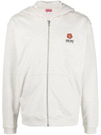 Kenzo Embroidered Logo Eetail Hoodie at Farfetch