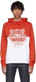 Kenzo Limited Edition Colorblock Tiger Hoodie at SSENSE