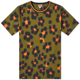 Kenzo PARIS Hana Leopard Classic Tee Khaki END US at End