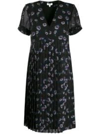 Kenzo Passion Flower pleated dress Passion Flower pleated dress at Farfetch