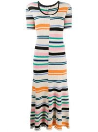 Kenzo Striped Knitted Dress - Farfetch at Farfetch