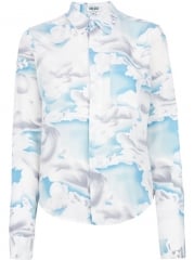 Kenzo day Clouds Silk Shirt - Smets at Farfetch