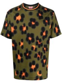 Kenzo leopard-print short-sleeve T-shirt - at Farfetch