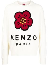 Kenzo logo-print Wool Jumper - at Farfetch