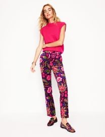 Kew Velvet Trousers-Multi Blossom Flourish Boden USA at Boden