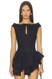 Keyhole Cold-shoulder Crop Top at Revolve