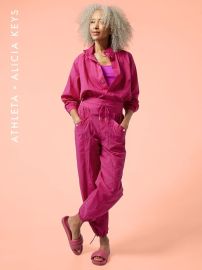 Keys Utility Jumpsuit in Raspberry Fuchsia by Athleta x Alicia Keys at Athleta