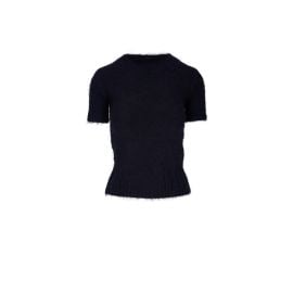Khaite - Luphia Navy Blue Cashmere Sweater Mitchell Stores at Mitchells