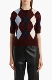 Khaite Anders Argyle Cashmere & Mohair Sweater at Nordstrom