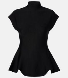 Khaite Andra peplum top at Mytheresa