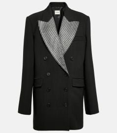 Khaite Balton Crystal embellished Blazer at Mytheresa