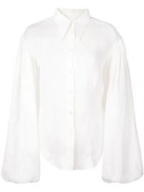 Khaite Bishop Sleeve Shirt - Farfetch at Farfetch