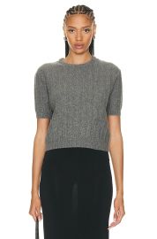 Khaite Esmeralda cropped ribbed cashmere sweater at FWRD