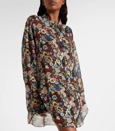 Khaite Goya printed silk chiffon shirt at Mytheresa